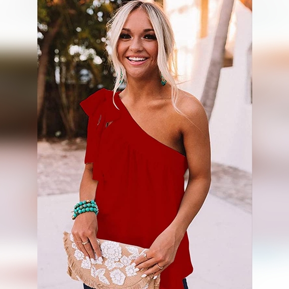 Macys off shoulder blouse - Picture 3 of 5